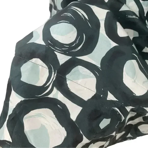 NY&Co Silk Cocktail Mini Dress Green Party Size 6 - Picture 2 of 8